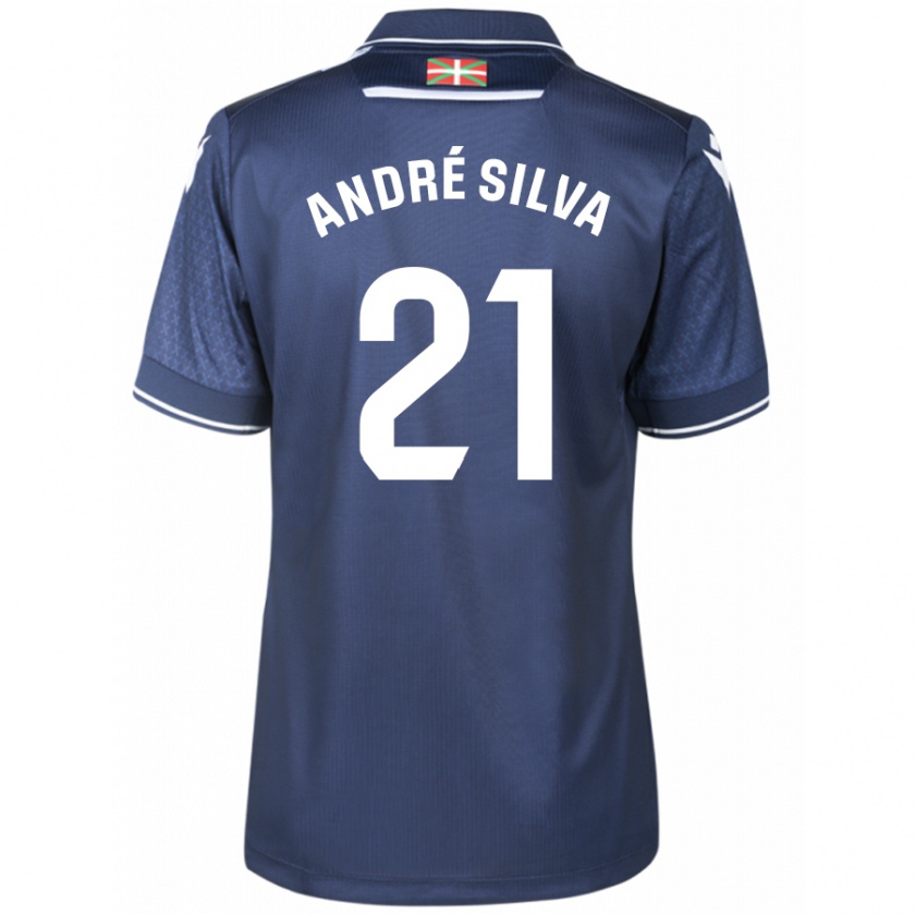 Kandiny Damen André Silva #21 Marine Auswärtstrikot Trikot 2023/24 T-Shirt