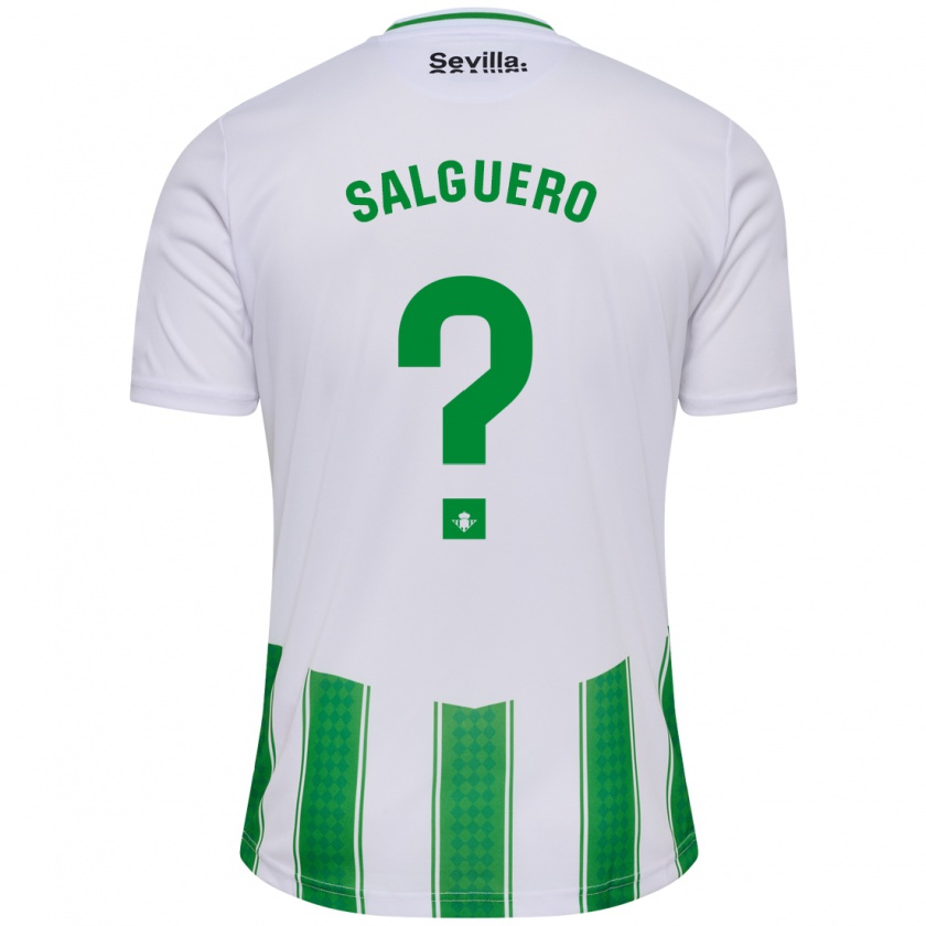 Kandiny Kinder Antonio Salguero #0 Weiß Heimtrikot Trikot 2023/24 T-Shirt