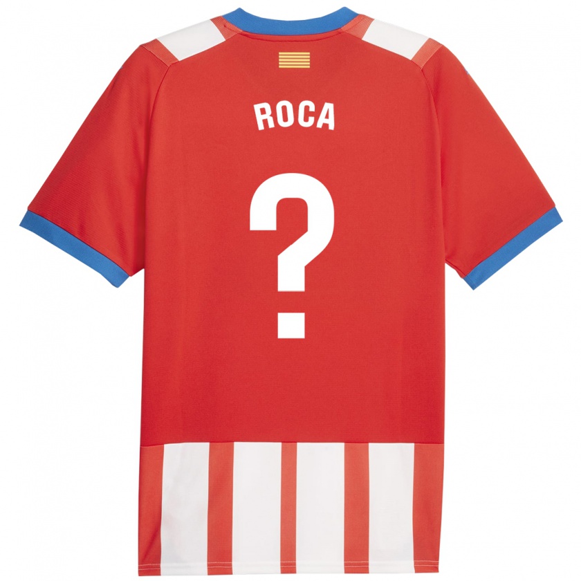 Kandiny Kinder Joel Roca #0 Rot-Weiss Heimtrikot Trikot 2023/24 T-Shirt