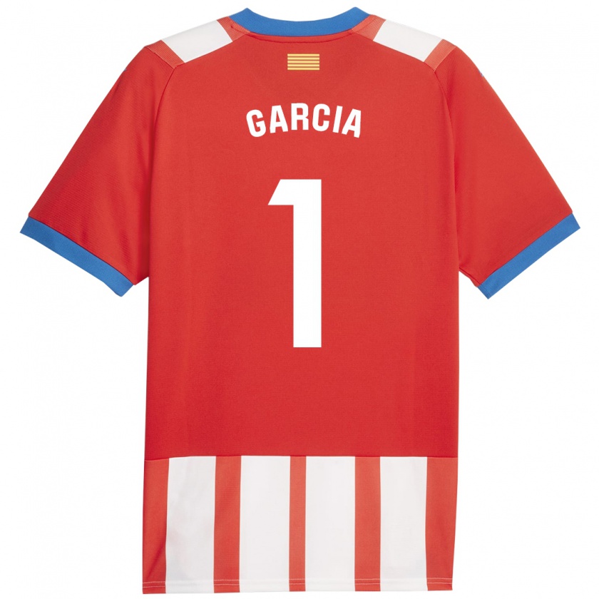 Kandiny Kinder Lucas García #1 Rot-Weiss Heimtrikot Trikot 2023/24 T-Shirt