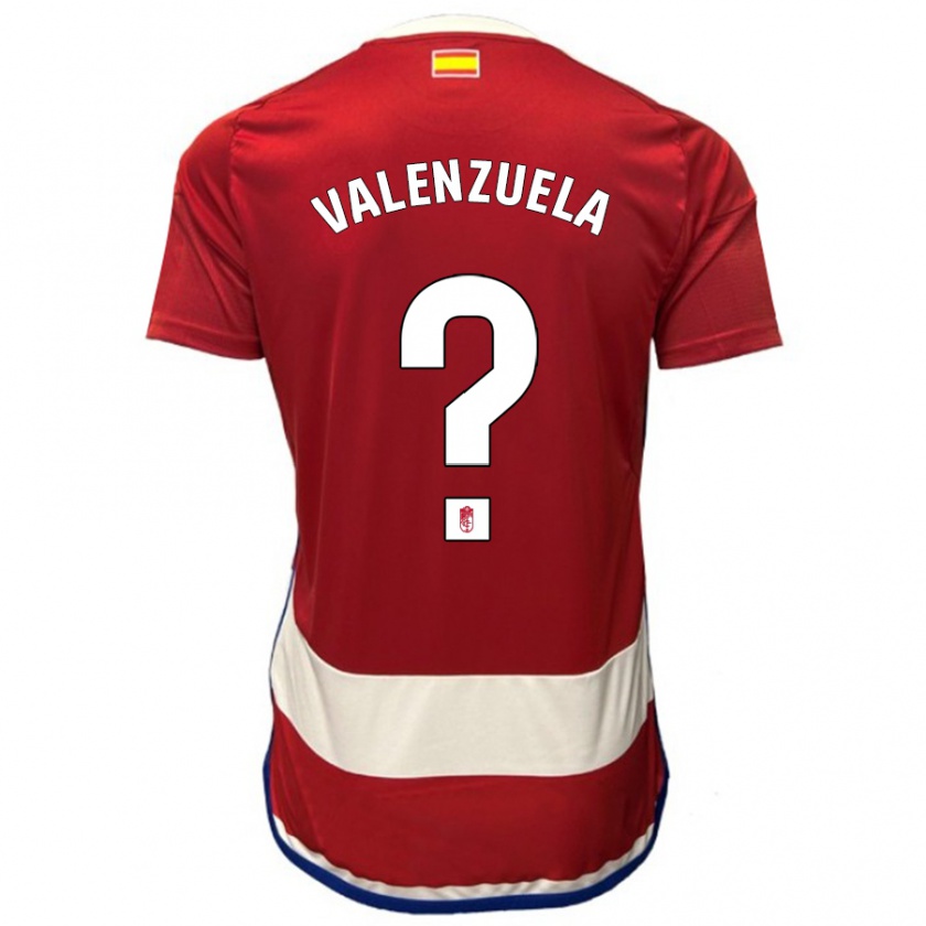 Kandiny Kinder Adrián Valenzuela #0 Rot Heimtrikot Trikot 2023/24 T-Shirt