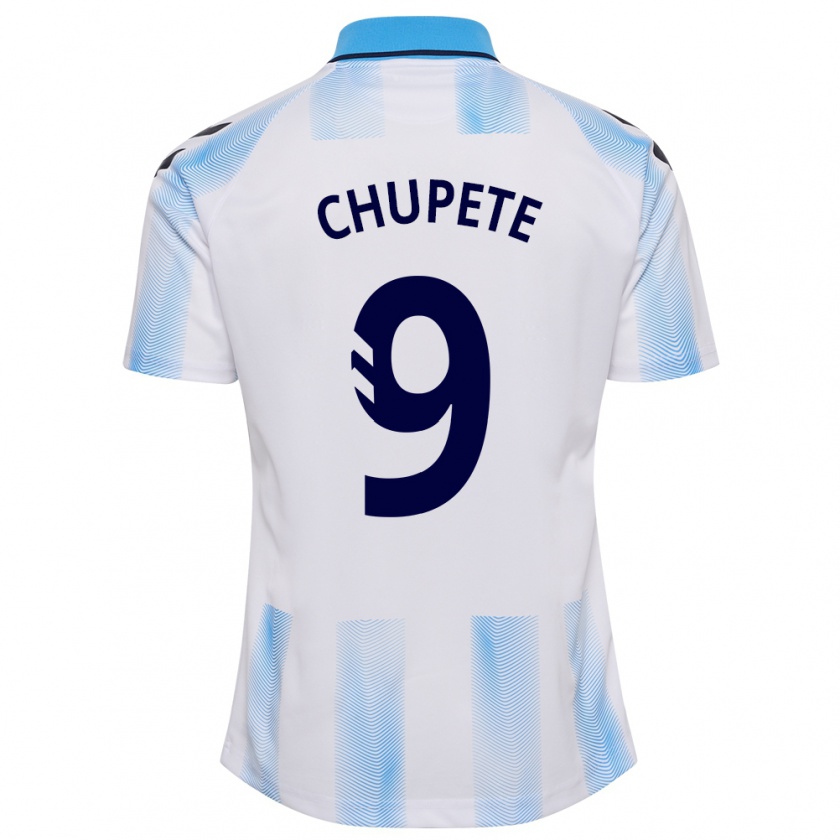 Kandiny Kinder Chupete #9 Weiß Blau Heimtrikot Trikot 2023/24 T-Shirt