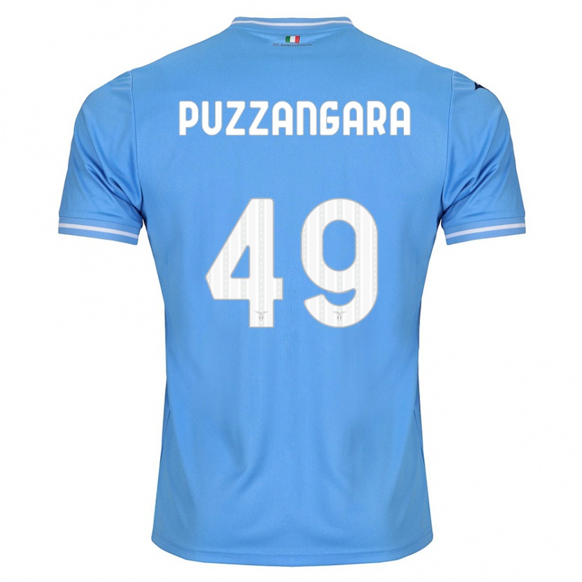 Kandiny Kinder Angelo Antonio Puzzangara #49 Blau Heimtrikot Trikot 2023/24 T-Shirt