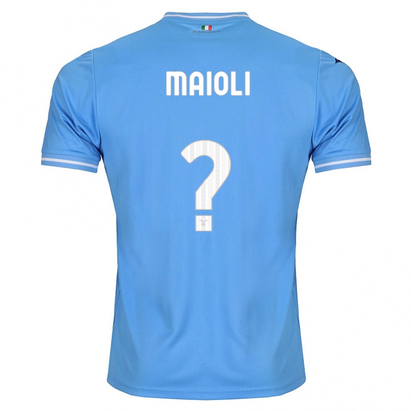 Kandiny Kinder Francesco Maioli #0 Blau Heimtrikot Trikot 2023/24 T-Shirt