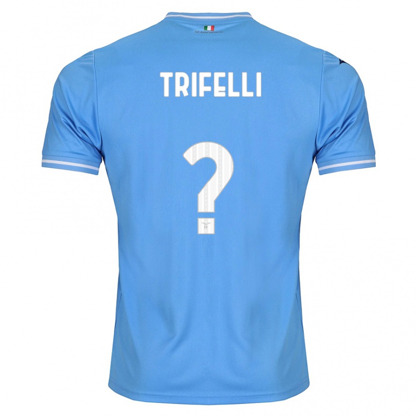 Kandiny Kinder Cristiano Trifelli #0 Blau Heimtrikot Trikot 2023/24 T-Shirt
