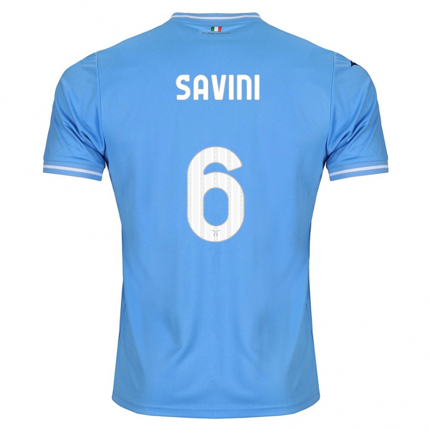 Kandiny Kinder Federica Savini #6 Blau Heimtrikot Trikot 2023/24 T-Shirt