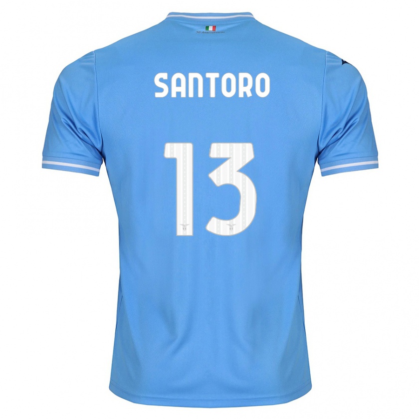 Kandiny Kinder Martina Santoro #13 Blau Heimtrikot Trikot 2023/24 T-Shirt
