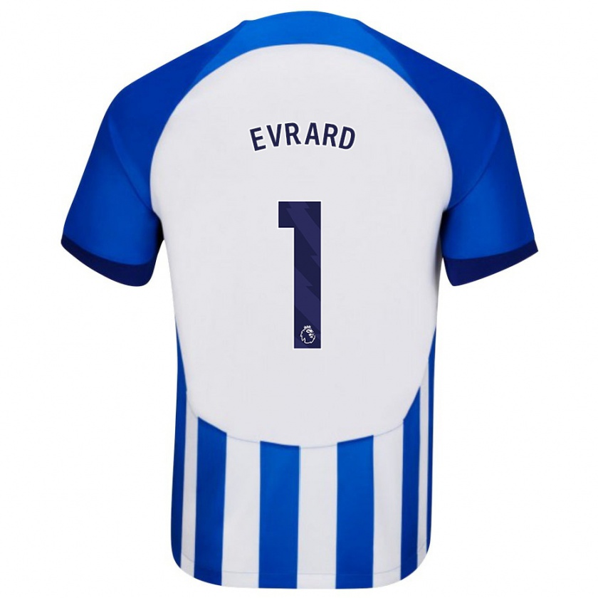 Kandiny Kinder Nicky Evrard #1 Blau Heimtrikot Trikot 2023/24 T-Shirt