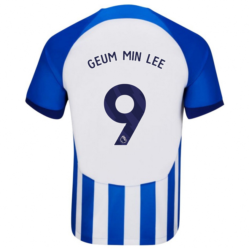 Kandiny Kinder Lee Geum-Min #9 Blau Heimtrikot Trikot 2023/24 T-Shirt