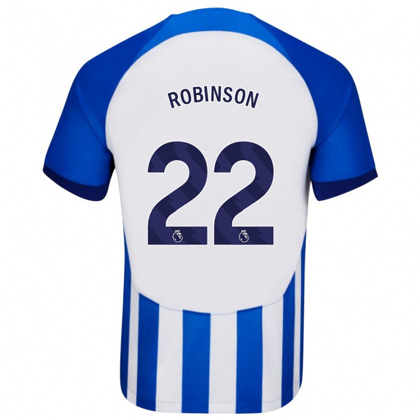 Kandiny Kinder Katie Robinson #22 Blau Heimtrikot Trikot 2023/24 T-Shirt