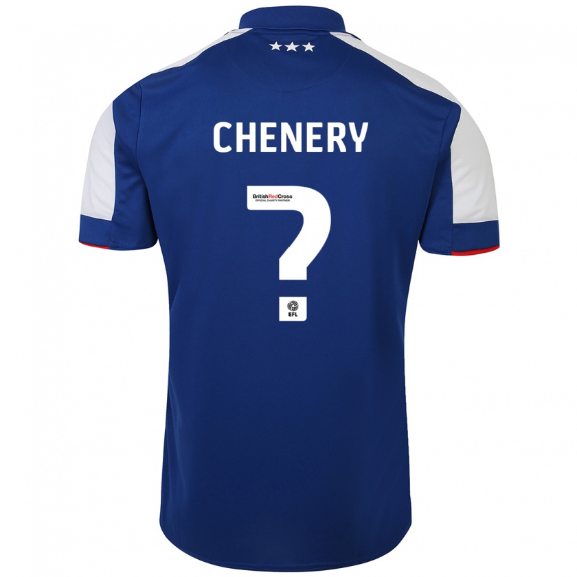 Kandiny Kinder George Chenery #0 Blau Heimtrikot Trikot 2023/24 T-Shirt