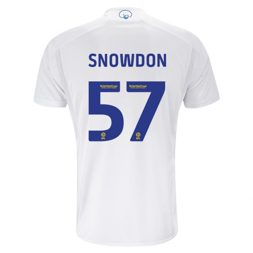 Kandiny Kinder Joe Snowdon #57 Weiß Heimtrikot Trikot 2023/24 T-Shirt