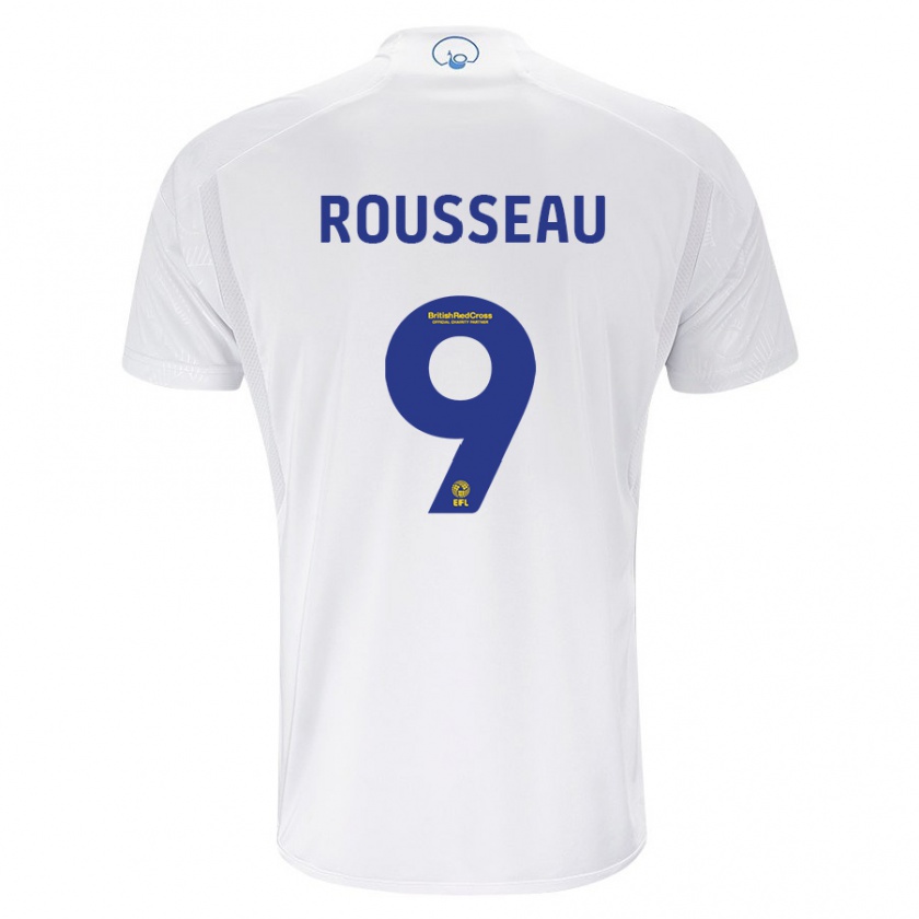 Kandiny Kinder Jess Rousseau #9 Weiß Heimtrikot Trikot 2023/24 T-Shirt