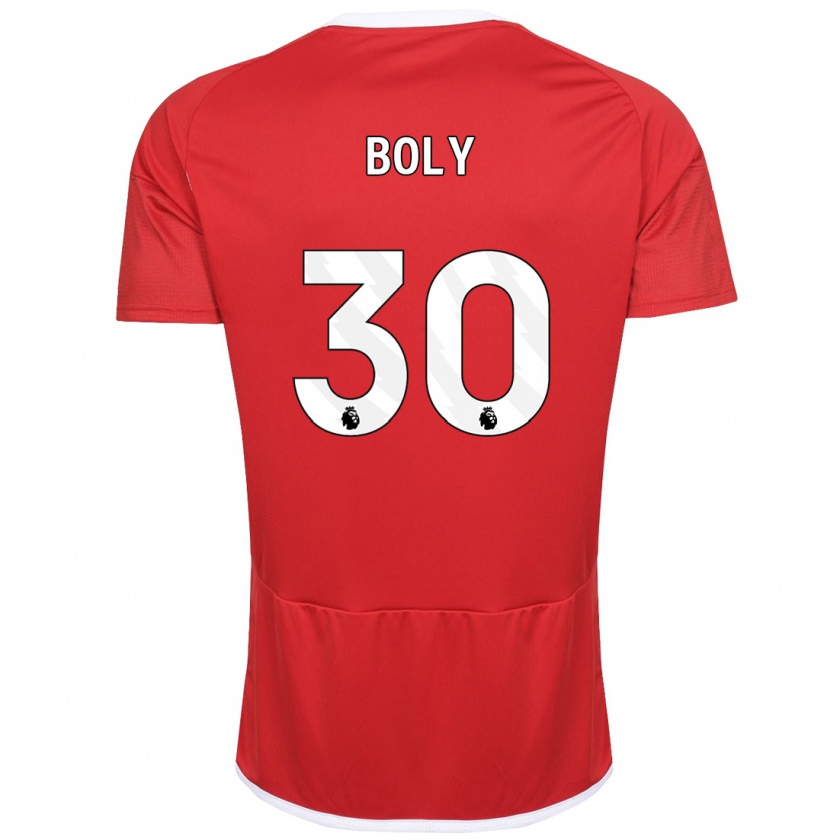 Kandiny Kinder Willy Boly #30 Rot Heimtrikot Trikot 2023/24 T-Shirt