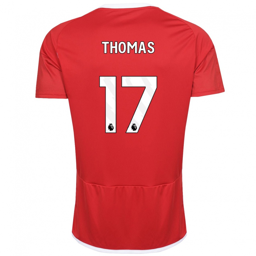 Kandiny Kinder Freya Thomas #17 Rot Heimtrikot Trikot 2023/24 T-Shirt