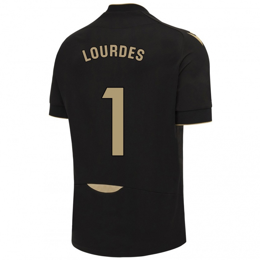 Kandiny Kinder Lourdes #1 Schwarz Auswärtstrikot Trikot 2023/24 T-Shirt