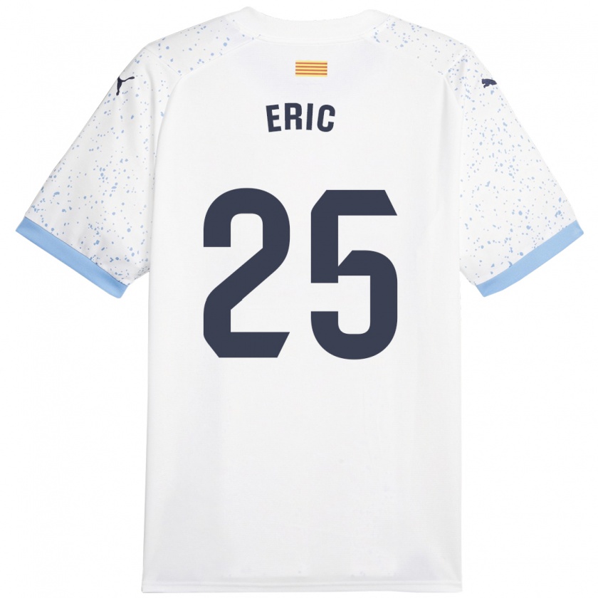 Kandiny Kinder Eric García #25 Weiß Auswärtstrikot Trikot 2023/24 T-Shirt
