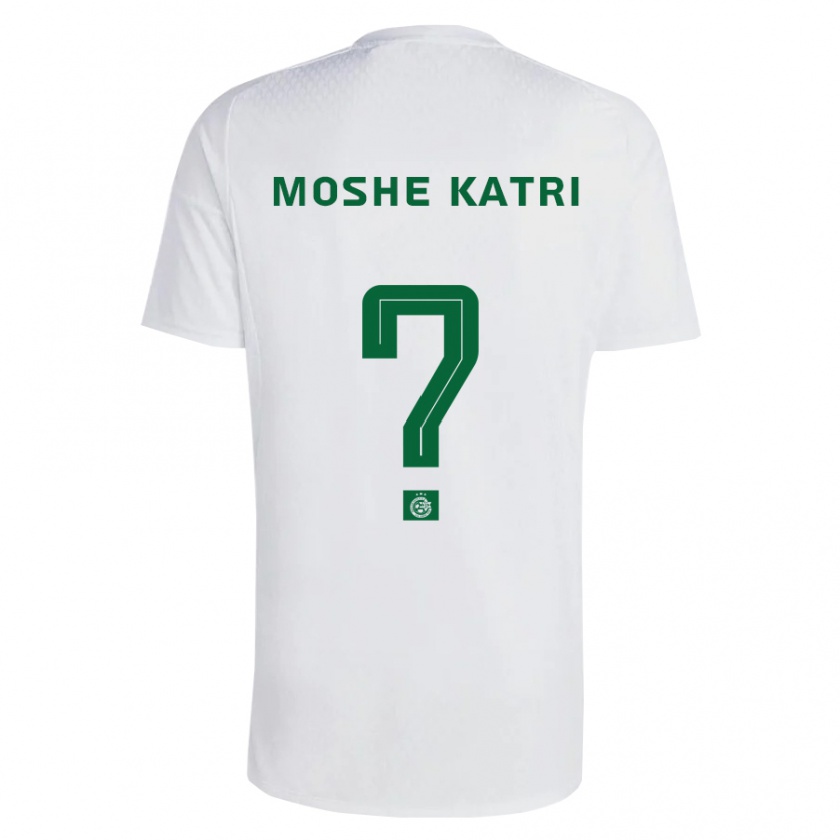 Kandiny Kinder Roy Moshe Katri #0 Grün Blau Auswärtstrikot Trikot 2023/24 T-Shirt
