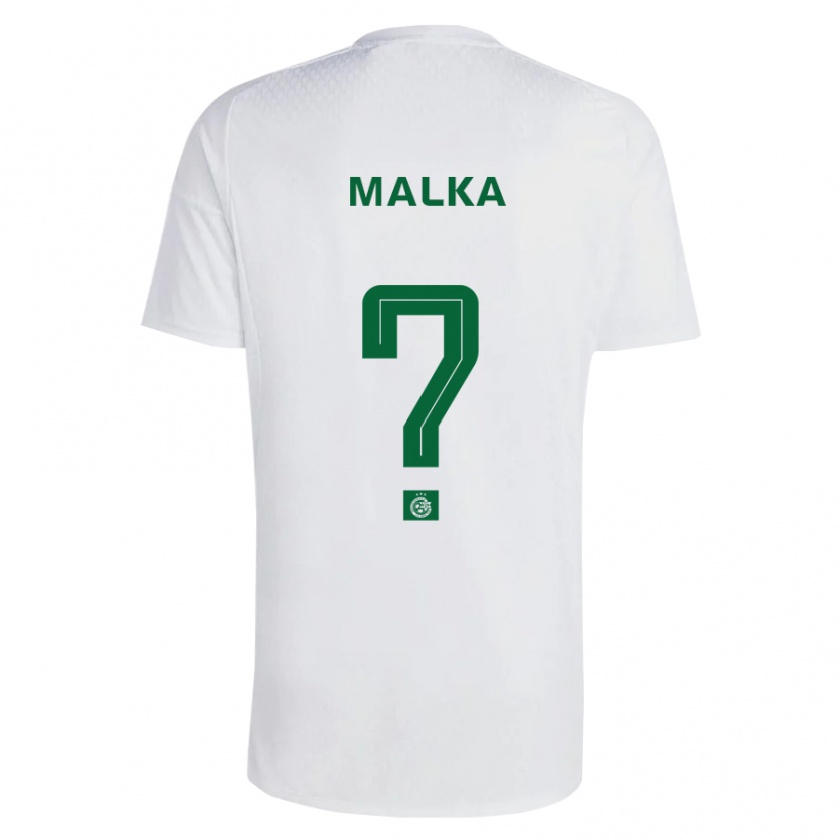 Kandiny Kinder Yaheli Malka #0 Grün Blau Auswärtstrikot Trikot 2023/24 T-Shirt