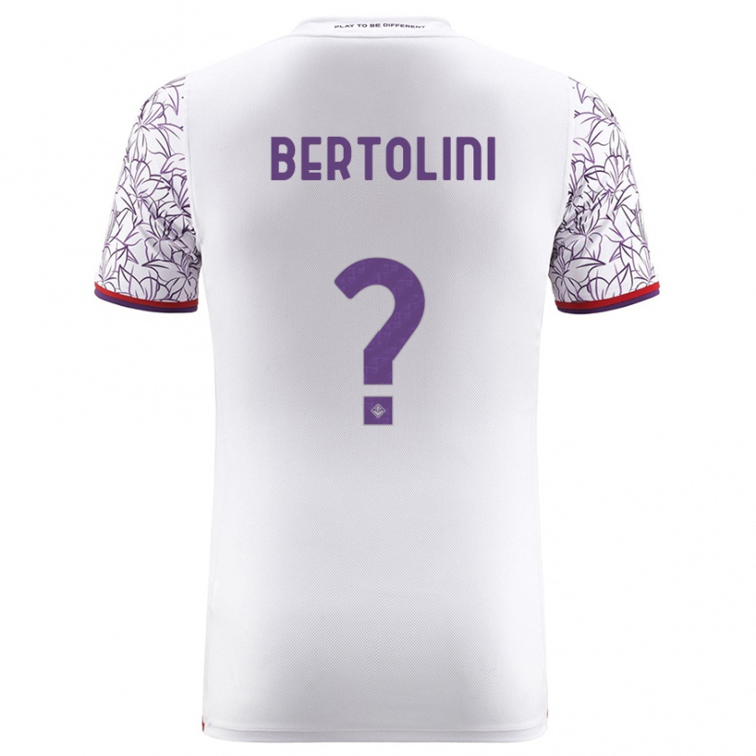 Kandiny Kinder Gabriele Bertolini #0 Weiß Auswärtstrikot Trikot 2023/24 T-Shirt
