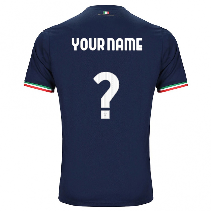 Kandiny Kinder Ihren Namen #0 Marine Auswärtstrikot Trikot 2023/24 T-Shirt