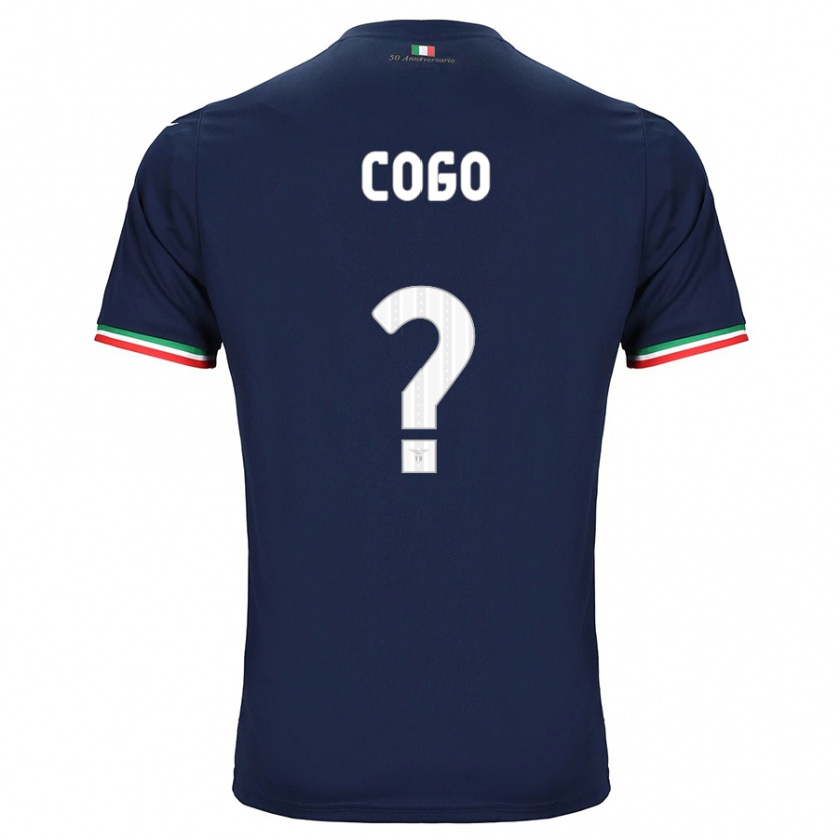 Kandiny Kinder Giovanni Cogo #0 Marine Auswärtstrikot Trikot 2023/24 T-Shirt