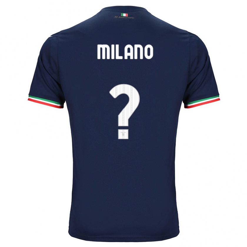Kandiny Kinder Alessandro Milano #0 Marine Auswärtstrikot Trikot 2023/24 T-Shirt