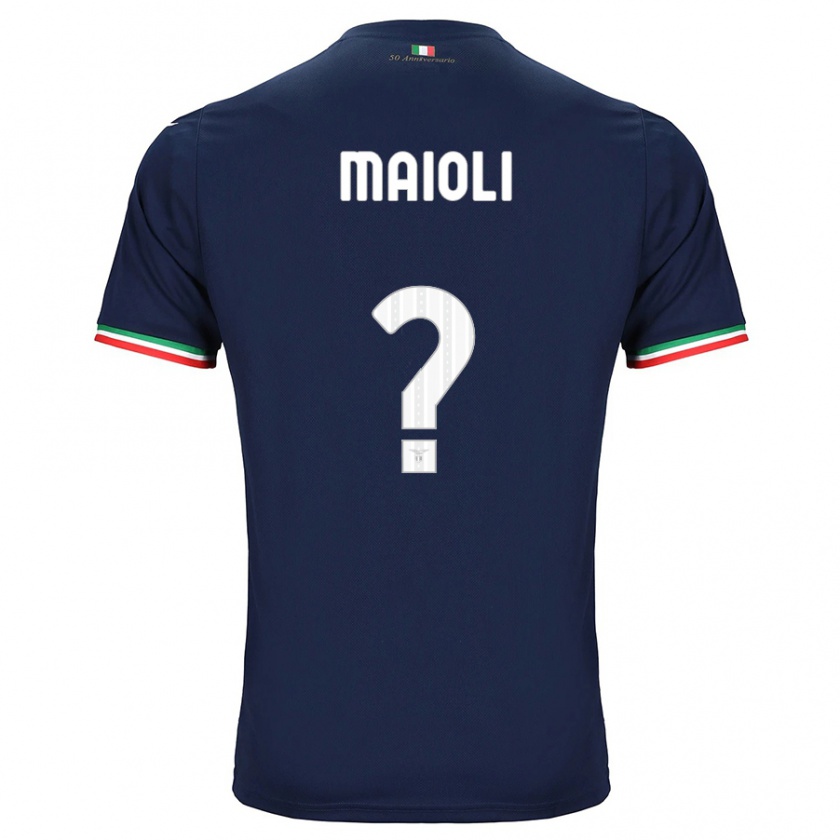 Kandiny Kinder Francesco Maioli #0 Marine Auswärtstrikot Trikot 2023/24 T-Shirt