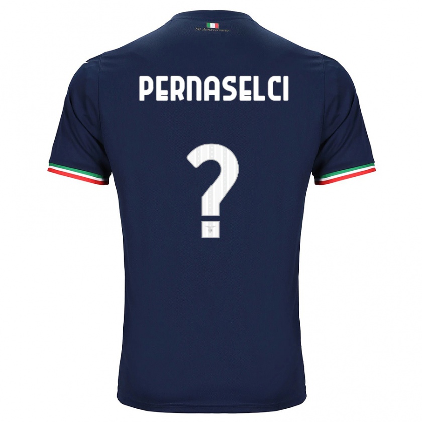 Kandiny Kinder Leonardo Pernaselci #0 Marine Auswärtstrikot Trikot 2023/24 T-Shirt