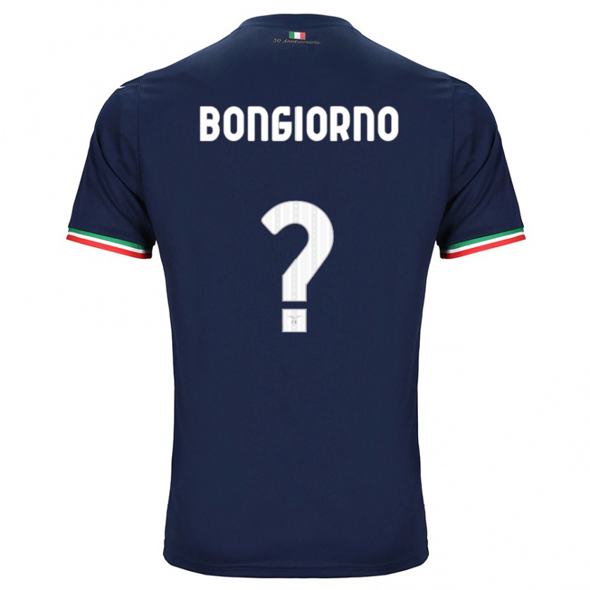 Kandiny Kinder Dario Bongiorno #0 Marine Auswärtstrikot Trikot 2023/24 T-Shirt