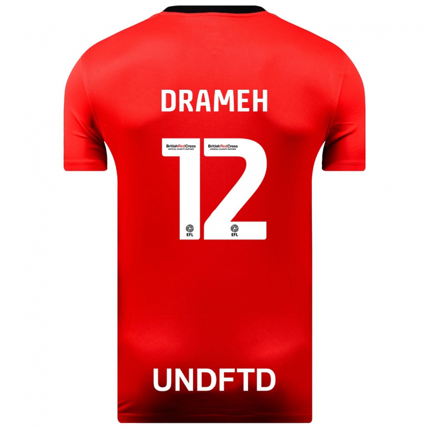 Kandiny Kinder Cody Drameh #12 Rot Auswärtstrikot Trikot 2023/24 T-Shirt