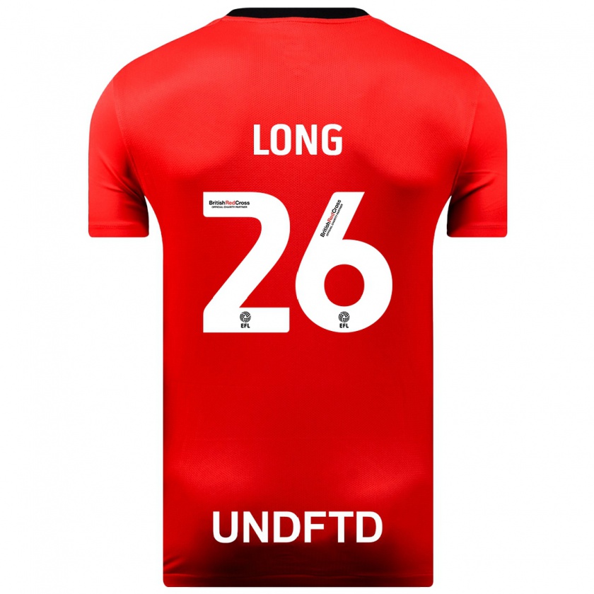 Kandiny Kinder Kevin Long #26 Rot Auswärtstrikot Trikot 2023/24 T-Shirt