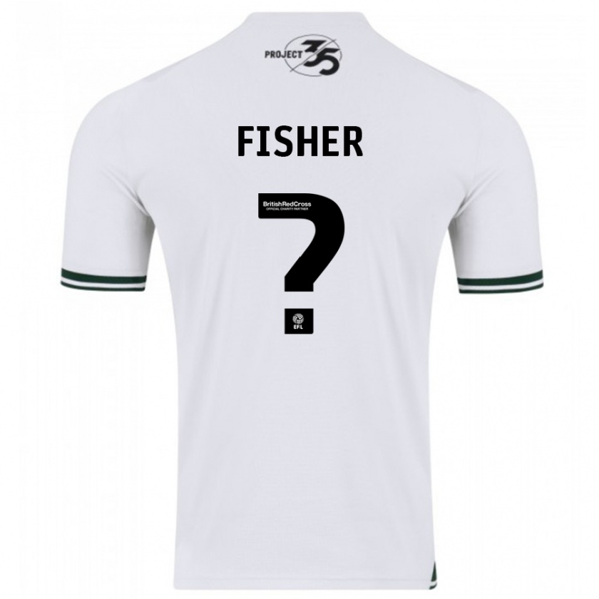 Kandiny Kinder Cole Fisher #0 Weiß Auswärtstrikot Trikot 2023/24 T-Shirt