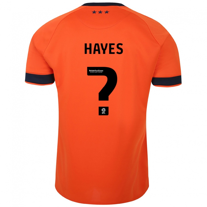 Kandiny Kinder Nick Hayes #0 Orangefarben Auswärtstrikot Trikot 2023/24 T-Shirt