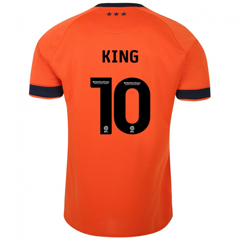 Kandiny Kinder Eloise King #10 Orangefarben Auswärtstrikot Trikot 2023/24 T-Shirt