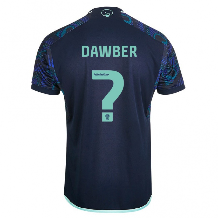 Kandiny Kinder Oscar Dawber #0 Blau Auswärtstrikot Trikot 2023/24 T-Shirt