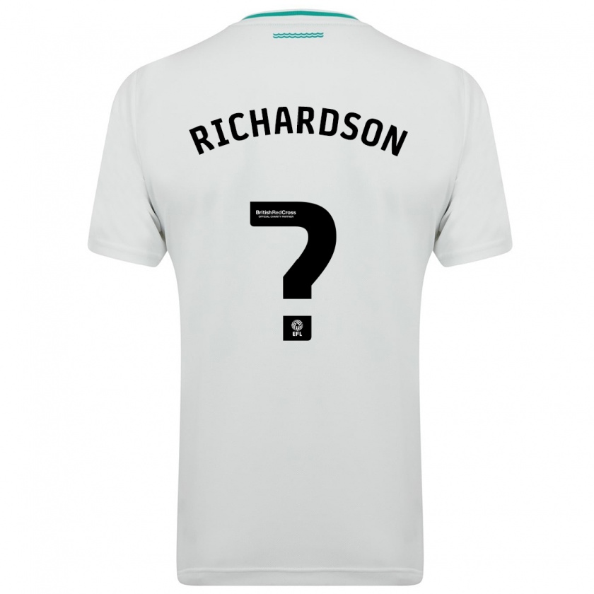 Kandiny Kinder Cale Richardson #0 Weiß Auswärtstrikot Trikot 2023/24 T-Shirt