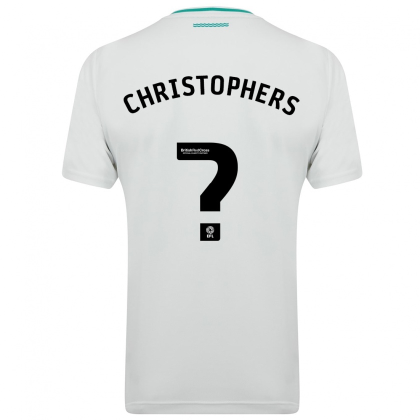 Kandiny Kinder Leo Christophers #0 Weiß Auswärtstrikot Trikot 2023/24 T-Shirt