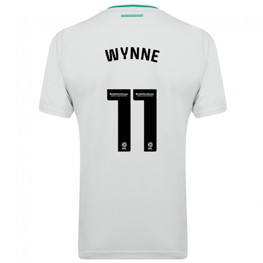 Kandiny Kinder Megan Wynne #11 Weiß Auswärtstrikot Trikot 2023/24 T-Shirt