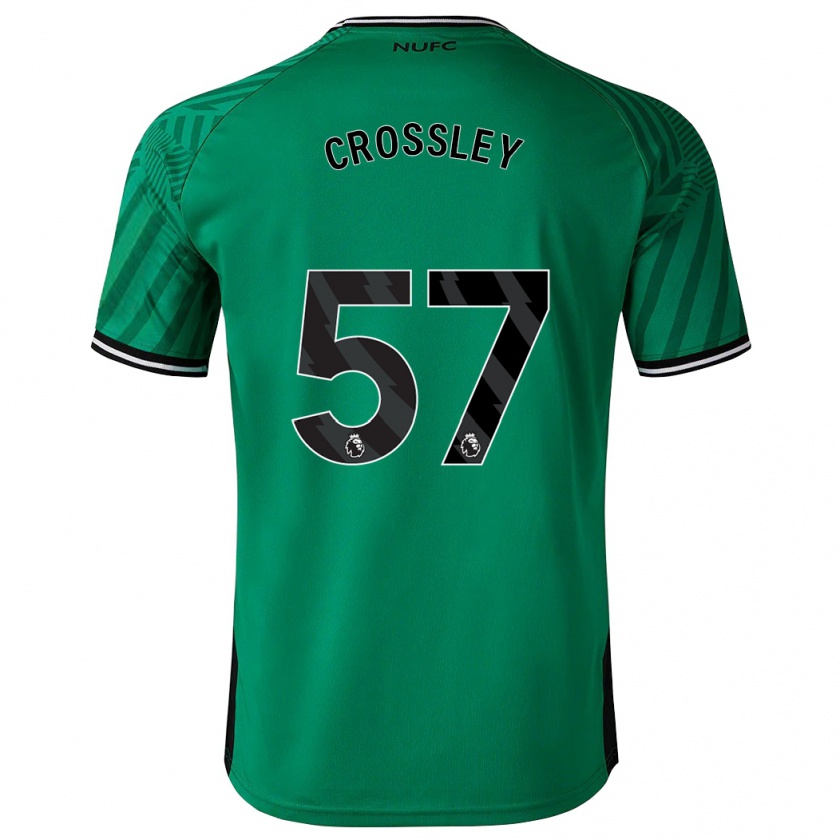 Kandiny Kinder Kyle Crossley #57 Grün Auswärtstrikot Trikot 2023/24 T-Shirt