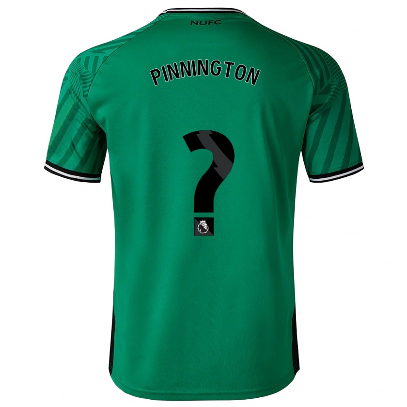 Kandiny Kinder Sam Pinnington #0 Grün Auswärtstrikot Trikot 2023/24 T-Shirt
