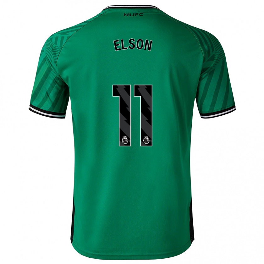 Kandiny Kinder Kacie Elson #11 Grün Auswärtstrikot Trikot 2023/24 T-Shirt