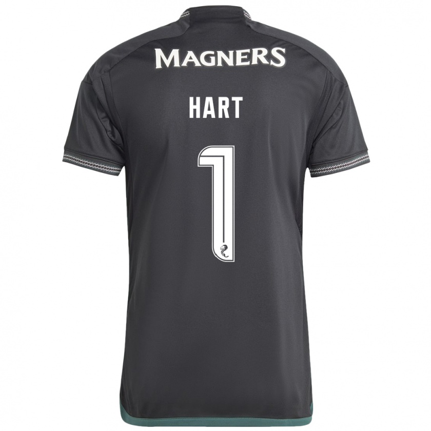 Kandiny Kinder Joe Hart #1 Schwarz Auswärtstrikot Trikot 2023/24 T-Shirt