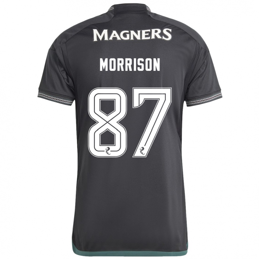 Kandiny Kinder Joe Morrison #87 Schwarz Auswärtstrikot Trikot 2023/24 T-Shirt