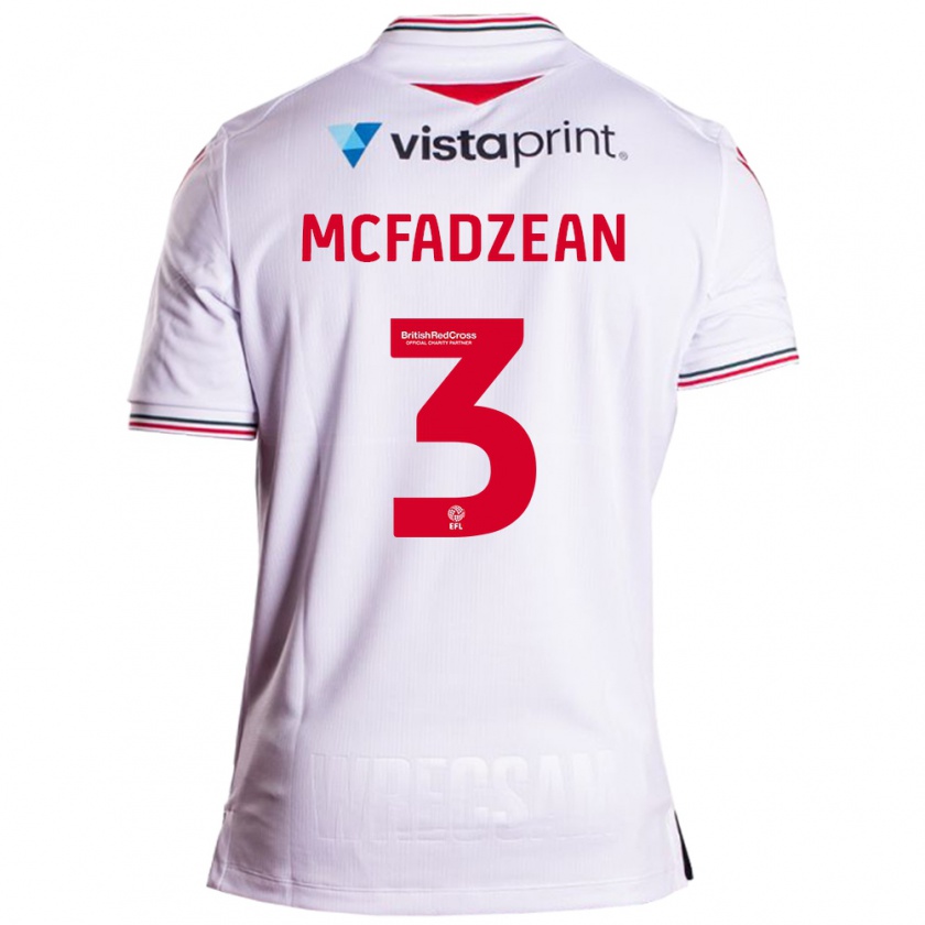 Kandiny Kinder Callum Mcfadzean #3 Weiß Auswärtstrikot Trikot 2023/24 T-Shirt