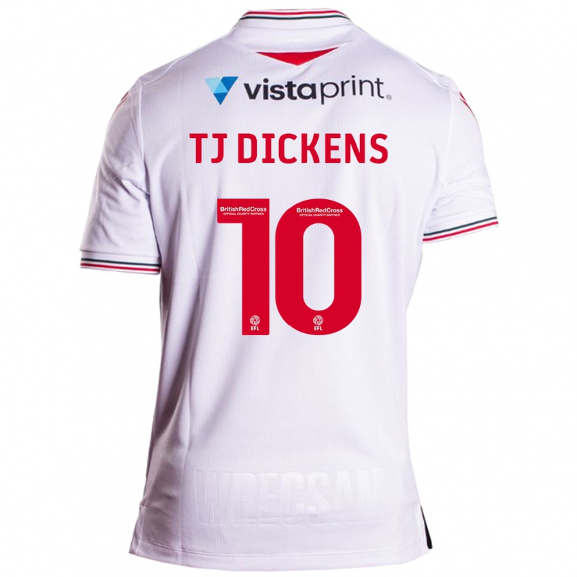 Kandiny Kinder Tonicha Tj Dickens #10 Weiß Auswärtstrikot Trikot 2023/24 T-Shirt