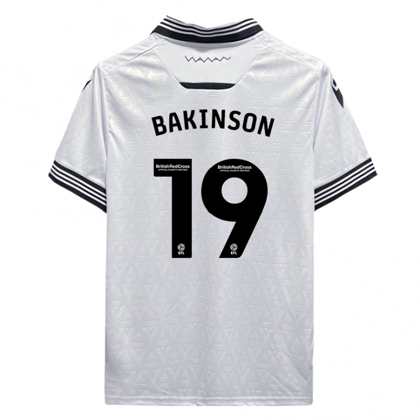 Kandiny Kinder Tyreeq Bakinson #19 Weiß Auswärtstrikot Trikot 2023/24 T-Shirt