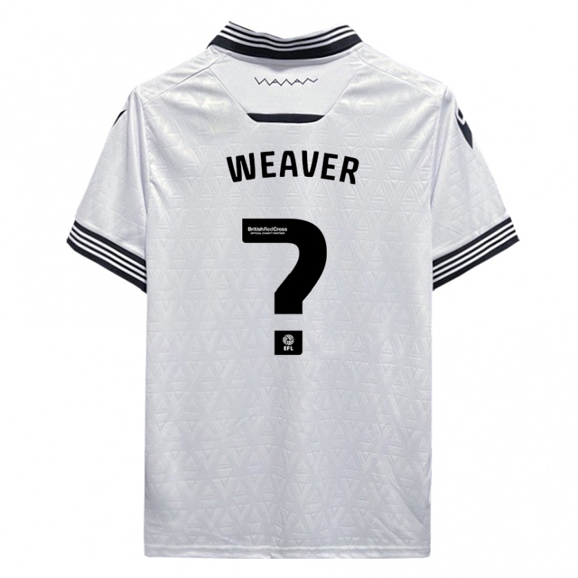 Kandiny Kinder Ernie Weaver #0 Weiß Auswärtstrikot Trikot 2023/24 T-Shirt