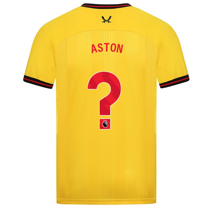 Kandiny Kinder Sam Aston #0 Gelb Auswärtstrikot Trikot 2023/24 T-Shirt