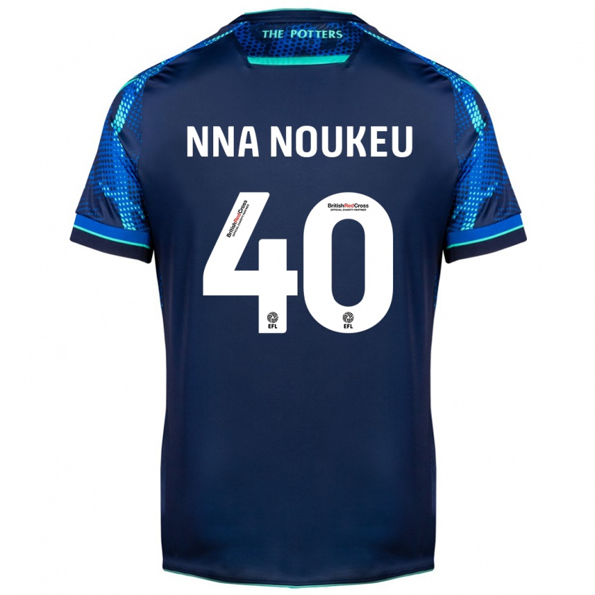 Kandiny Kinder Blondy Nna Noukeu #40 Marine Auswärtstrikot Trikot 2023/24 T-Shirt